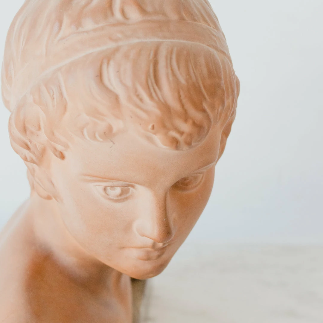 Wholesale 🛒 Elsie Green Bust Of Boy On Marble Base What's New ✨ 3 Elsie Green Bust Of Boy On Marble Base What's New