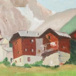 Elsie Green Mountain Village Painting
