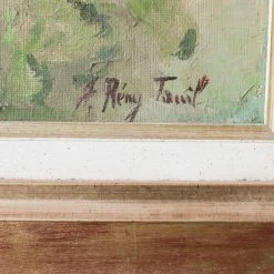 Elsie Green Art Galerie Cottage With Blue Sky Oil Painting