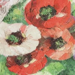 Elsie Green Les Anémones En Fleur Floral Oil Painting Art Galerie