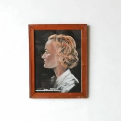 Elsie Green Vintage Pastel Portrait