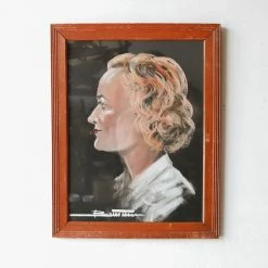 Elsie Green Vintage Pastel Portrait