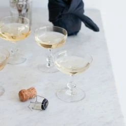 Elsie Green Classic Champagne Coupe Set Of 4