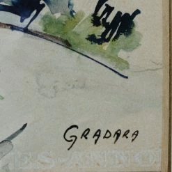 Elsie Green Belcastel Watercolor Painting