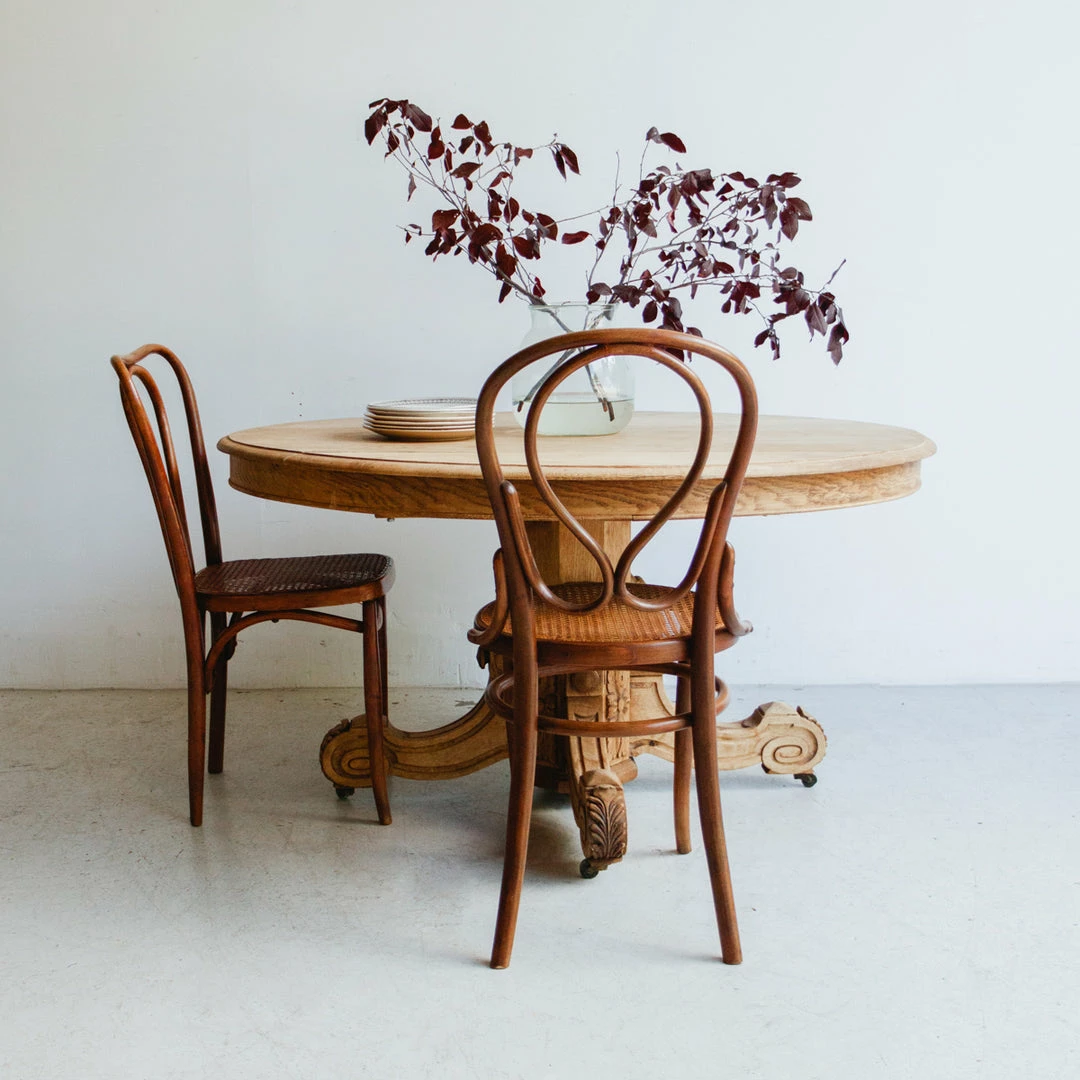 Cheap 🥰 Elsie Green Carved Oak Pedestal Table What's New 🤩 3 Elsie Green Carved Oak Pedestal Table What's New