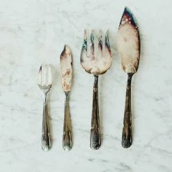 Elsie Green Matched French Flatware Set Of 26 | Fish Set What's New