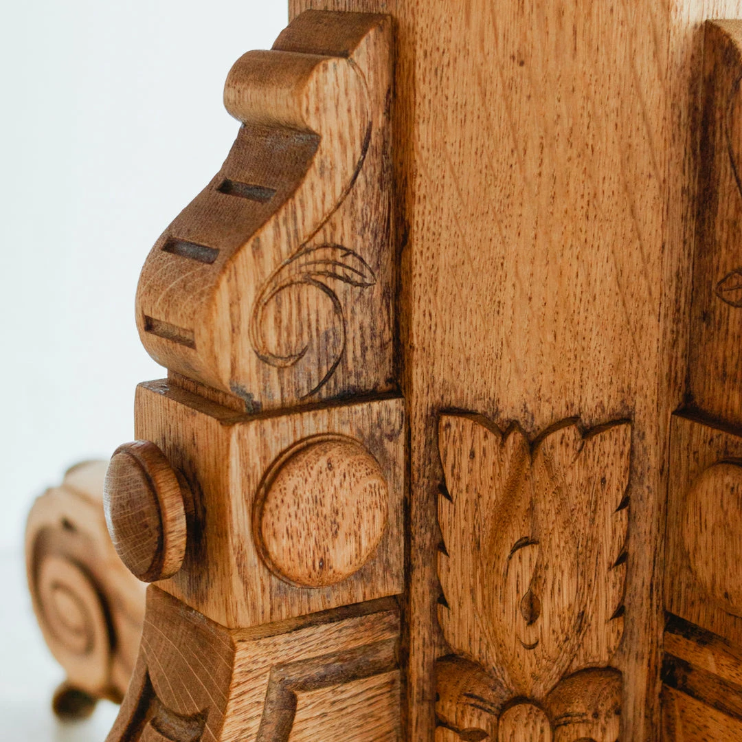 Cheap 🥰 Elsie Green Carved Oak Pedestal Table What's New 🤩 8 Elsie Green Carved Oak Pedestal Table What's New