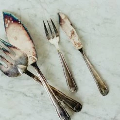 Elsie Green Matched French Flatware Set Of 26 | Fish Set What's New