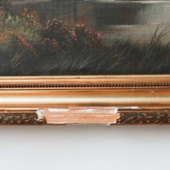 Elsie Green Landscape With Bridge Oil Painting