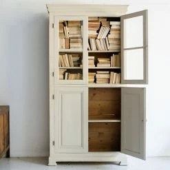 Elsie Green Painted School Cabinet