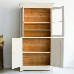 Elsie Green Painted School Cabinet