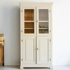 Elsie Green Painted School Cabinet