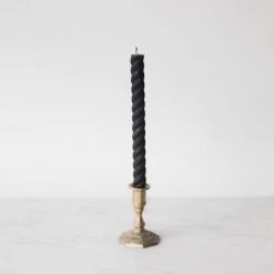 Elsie Green Pair Of Twist Beeswax Tapers What's New