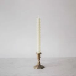 Elsie Green Pair Of Twist Beeswax Tapers What's New