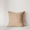 Elsie Green Linen Block Printed Pillow Cover |Boti Mustard