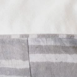 Elsie Green Linen Block Printed Pillow Cover