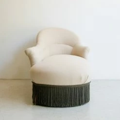 Elsie Green What's New Linen Crapaud Chaise