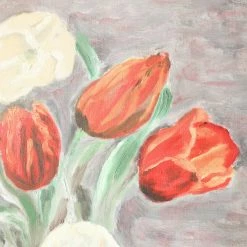 Elsie Green Still Life With Tulips Oil Painting
