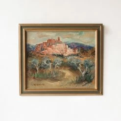 Elsie Green Landscape With Castle Oil Painting What's New