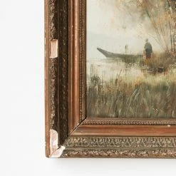 Elsie Green Barbison School: Pond Of Bresse Oil Painting Art Galerie