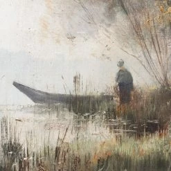 Elsie Green Barbison School: Pond Of Bresse Oil Painting Art Galerie