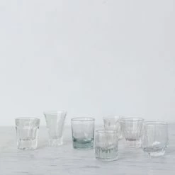 Brocante Belgique X Eclectic Pair Of Vintage Shot Glasses