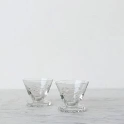 Elsie Green What's New Pair Of Vintage Dessert Coupes