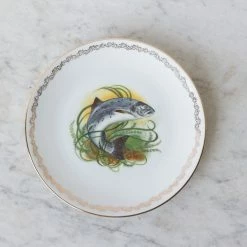 Elsie Green Vintage Poisson Plate Set Of 6
