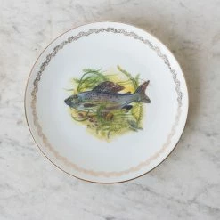 Elsie Green Vintage Poisson Plate Set Of 6