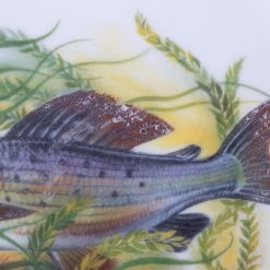 Elsie Green Vintage Poisson Plate Set Of 6