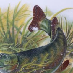 Elsie Green Vintage Poisson Plate Set Of 6