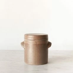 Elsie Green What's New Stoneware Crock With Lid