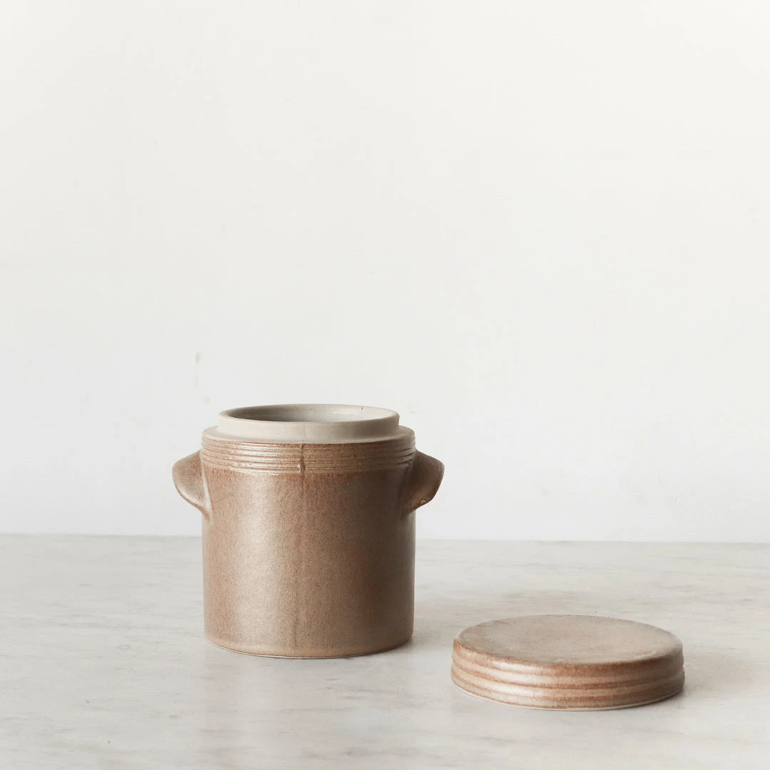 Cheapest 🔔 Elsie Green What's New Stoneware Crock With Lid 🥰 4 Elsie Green What's New Stoneware Crock With Lid