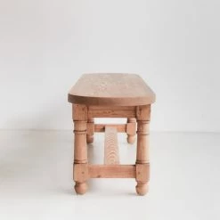 Custom Furniture What's New Reclaimed Wood Oval Farm Bench