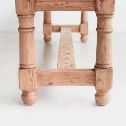 Custom Furniture What's New Reclaimed Wood Oval Farm Bench