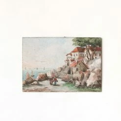 Elsie Green Les Marchands Italiens Landscape Oil Painting