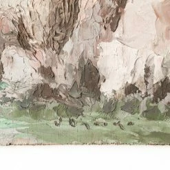 Elsie Green Les Marchands Italiens Landscape Oil Painting