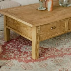 Custom Furniture Reclaimed Wood Bread Board Coffee Table