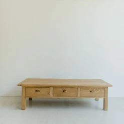 Custom Furniture Reclaimed Wood Bread Board Coffee Table