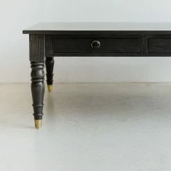 Custom Furniture Reclaimed Wood Turned Leg Coffee Table What's New