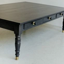 Custom Furniture Reclaimed Wood Turned Leg Coffee Table What's New