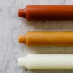 Elsie Green What's New Pair Of Beeswax Column Tapers