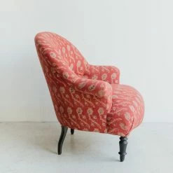 Elsie Green Block Print Crapaud Chair