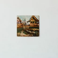 Elsie Green Le Petit Village De Nous Landscape Oil Painting