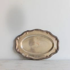 Elsie Green Queen Anne Oval Silver Platter