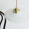 Elsie Green Vintage Milk Glass Pendant