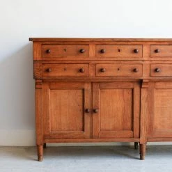 Elsie Green Vintage Oak Barber's Cabinet What's New