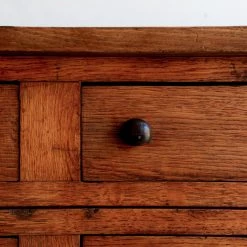 Elsie Green Vintage Oak Barber's Cabinet What's New