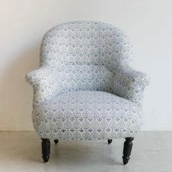 Elsie Green What's New Block Print Crapaud Chair