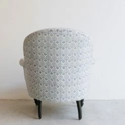 Elsie Green What's New Block Print Crapaud Chair